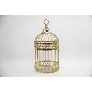 Decorative Gold Metal Bird Cage Wedding Party Table Centerpiece Decor